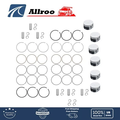 5019316AA Fit For Dodge Ram 1500 3.7L 2002 2003 2004-2010 Piston Set with Ring - Изображение 1 из 4