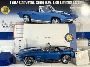 Franklin Mint 1967 Chevrolet Corvette Blue STINGRAY L89 Limited Edition US RARE - Bild 1 von 19