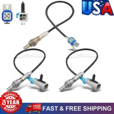 Sensor de oxígeno 3 piezas para GMC Safari 4,3 L 2000-02 y Oldsmobile Aurora 4,0 L 2001-03 Foto 1 de 4