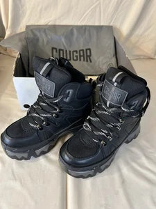 COUGAR Wicked Womens Leather Waterproof Sneakers Black Sz: 6 US. NEW - Imagen 1 de 14
