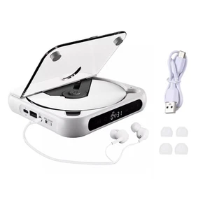 Multi-function CD Player 5V2A BT 5.3 CD/USB/3.5mm AUX Great Choice For Learning - Picture 1 of 16