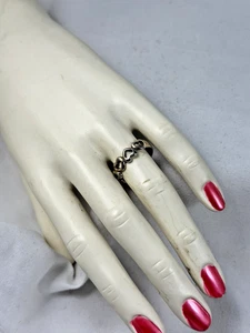 Anello Natale Argento Sterling Cuori Aperti Misura Alternativa 8 Thailandia LT 925 - Foto 1 di 7