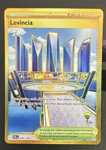 Levincia 244/182 Sv10: Destined Rivals Gold Hyper Rare Pokémon TCG - Picture 1 of 10