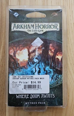 FFG Arkham Horror Dunwich Legacy Mythos Pack #5: Where Doom Awaits *Complete* - Image 1 of 3