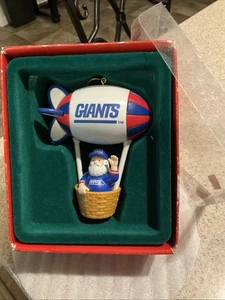 NOS Russ NFL NY Giants Christmas Ornament “Santa’s Watching” Hot Air Balloon NIB - Picture 1 of 1