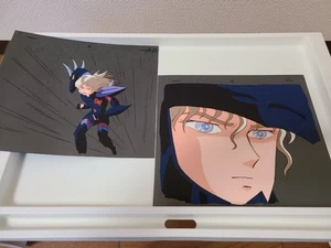 Saint Seiya Cel 2er Set mit handgezeichnetem Hintergrund und Animation I202 - Bild 1 von 3