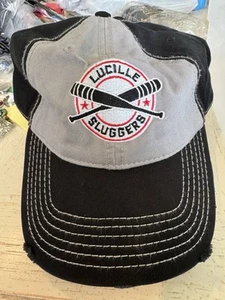 The Walking Dead Negan Lucille Sluggers Hat Cap Adjustable Distressed NWOT - Picture 1 of 3