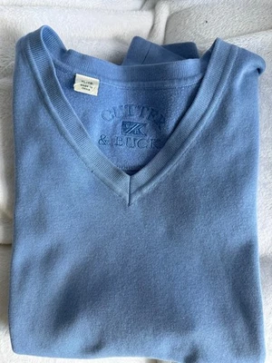 Men's Cutter & Buck Sweater Vest, XL, Blue, VNeck - Image 1 of 4