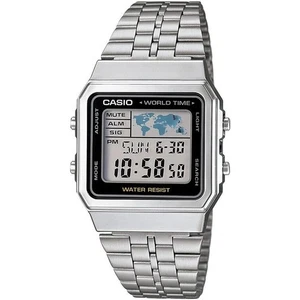 Unisex-Uhr Casio VINTAGE Schwarz Silberfarben [Ø 34 mm] - Bild 1 von 2