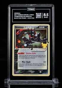 ETIQUETA 8,5 NM MT+ - GRENINJA - GOLD STAR SWSH144 - 2021 Pokemon Celebraciones Promo - Imagen 1 de 3