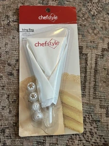 ChefStyle Glasurbeutel mit 5 Aufsätzen zum Backen - Bild 1 von 3