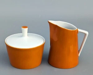 Harmony House Ensenada Sahne Zucker Orange Weiß MCM Tierra 3904 Made in Japan - Bild 1 von 10