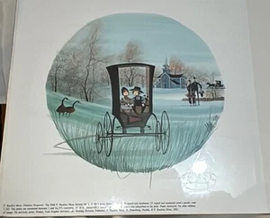P. Buckley Moss "Family Heritage", 1992 solo impresión numerada para miembros #4051/16737 - Imagen 1 de 4
