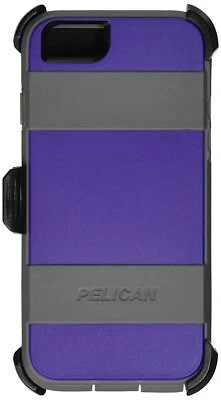 Funda resistente Pelican Voyager con funda de soporte para iPhone 6/6s (púrpura) Foto 1 de 2