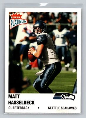 Matt Hasselbeck #42 2003 Fleer Platinum Seattle Seahawks - Image 1 of 2
