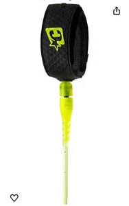 Creature Of Leisure Surf Board Leash 6ft Lime Speckle Black - Picture 1 of 3