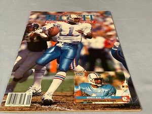 Vintage Newsstand BECKETT Football Monthly Warren Moon Andre Rison 9/1991 #18 - Imagen 1 de 4