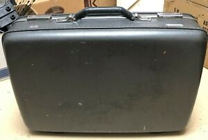 American Tourister Luggage Hard Side Charcoal Grey Suit Case