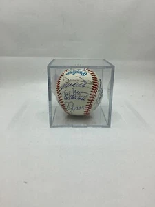 John Olerud, Roberto Alomar, Pat Borders, Tom Henke +23 Autos Baseball w/KSA LOA - Picture 1 of 5