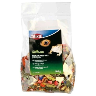 Mélange d'aliments naturels pour dragons barbus POGONA 100 grammes marque TRIXIE - Photo 1/2