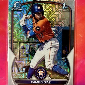 Camilo Diaz 1st Bowman 2023 Bowman Chrome Mega Box Mojo Refractor #BCP-186 RC - Bild 1 von 7