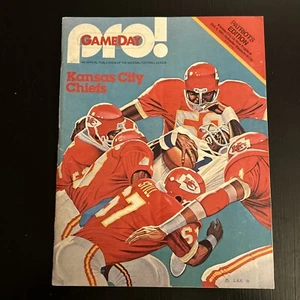 Kansas City Chiefs vs New England Patriots Football Program 10-4-1981 Pats Win! - Picture 1 of 11