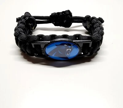 卡罗莱纳黑豹队可调节小饰品手链球迷服装与纪念品橄榄球NFL — 第 1/4 张图片