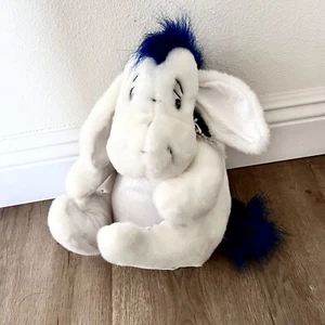 Disney Winnie the Pooh White Eeyore Plush Stuffed Animal Soft Toy Vintage Mint - Picture 1 of 7