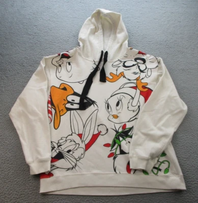 Sudadera con Capucha Looney Tunes Para Mujer Extra Grande Navidad Vacaciones Dibujos Animados Foto 1 de 4