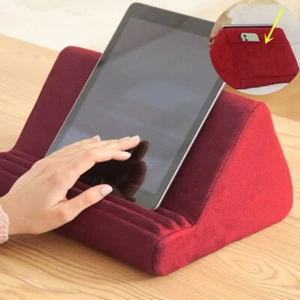 Pillow-type Tablet Stand Soft Pad Holder Stand For Hand Free Playing on Bed Sofa - Picture 1 of 6