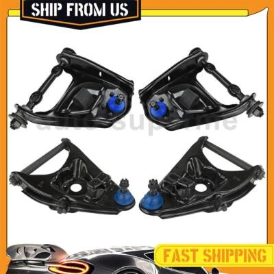 For Chevrolet C20 Suburban 1984-1986 Front Upper Lower Complete Control Arm 4PCS - Image 1 of 4