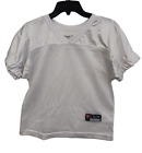 S.A Gear Youth Polyester Mesh Football Practice Jersey, White-Small/Medium