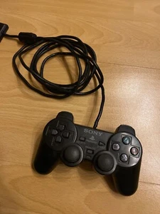 Sony PlayStation DualSchock2 Controller -Schwarz -SCPH-10010 defekt (Kabelbruch) - Bild 1 von 3