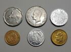 Lot: 6 South/Central America Coins Peru Chile Ecuador Argentina Brazil El Salvad