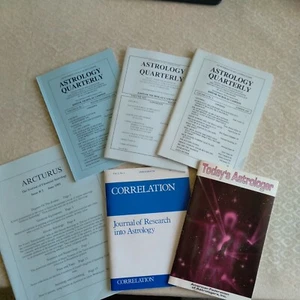 Arcturus, Correlation, Astrology Quarterly, Today's Astrologer Lot of 6 journals - Picture 1 of 10