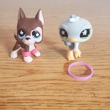 Littlest Pet Shop Pet Pairs: Ostrich #818, Great Dane #817