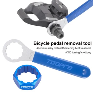 Llave de extracción de eje de pedal de bicicleta para herramienta de bloqueo de perno de eje de carretera Shimano Mountain - Imagen 1 de 11