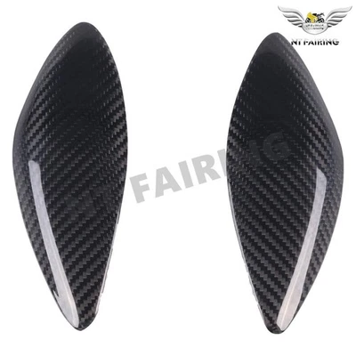 Protectores de paneles laterales de tanque de fibra de carbono real SM para Yamaha 2008-2013-2016 YZF R6 Foto 1 de 4