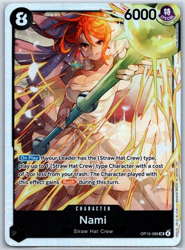 NAMI OP15-086⭐ (2) Nami (OP15-086) (Alternate Art) OP15-086 Adventure on Kami's