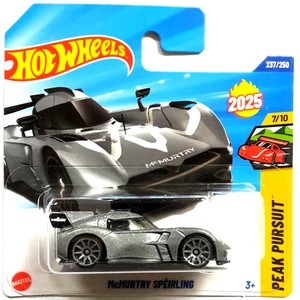 Hot Wheels McMurtry Speirling schiefergrau metallic 2025 Peak Pursuit 7/10 OVP - Bild 1 von 3