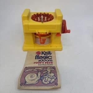 Mattel Knit Magic macchina per maglieria vintage con istruzioni 1974 - Foto 1 di 9