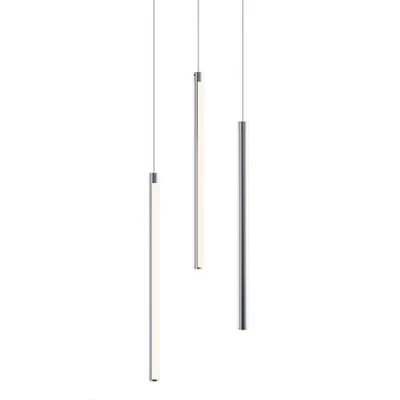 AFX RMTP04L30D1 Rosemont 8"W LED Multi Light Pendant - White - Image 1 of 4