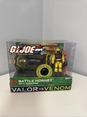 Figura de acción GI Joe Valor vs Venom Battle Hornet con Neo-Viper 2004 juguete Foto 1 de 4