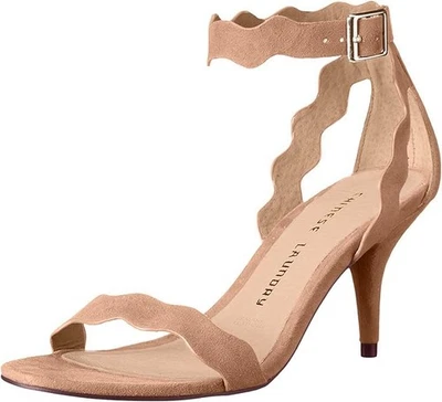 Sandalia de vestir china de rubí de lavandería para mujer - gamuza nude oscura, talla 8 Foto 1 de 4