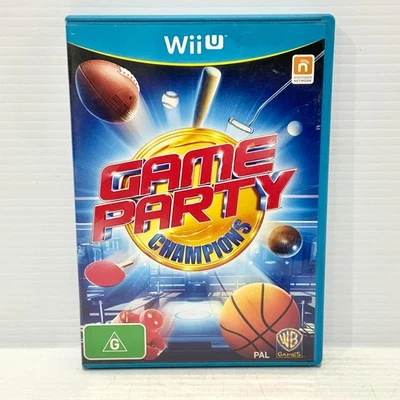 Game Party Champion’s + Manual - Nintendo Wii U - Tested & Working - Image 1 of 4