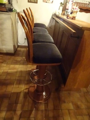 Barhocker 5 Stück exlusive Ausführung  , aus 5 Sterne Hotel ,Thekenstuhl - Bild 1 von 4