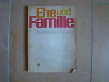 Buch  DDR   Ehe und Familie Gesetzliche Bestimmungen 1979 