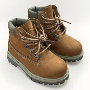 Timberland Classic 6-Inch Waterproof Boot BROWN TODDLER size 7.5 Double Sole - Picture 1 of 7
