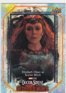 2023 UD Doctor Strange Multiverse of Madness #E-22 Scarlet Witch #1 OF 838 - Picture 1 of 2