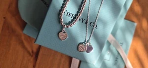 Jewelry Set TIFFANY & CO Mini Heart. Necklace and Bracelet 20 cm. With gift box - Picture 1 of 14